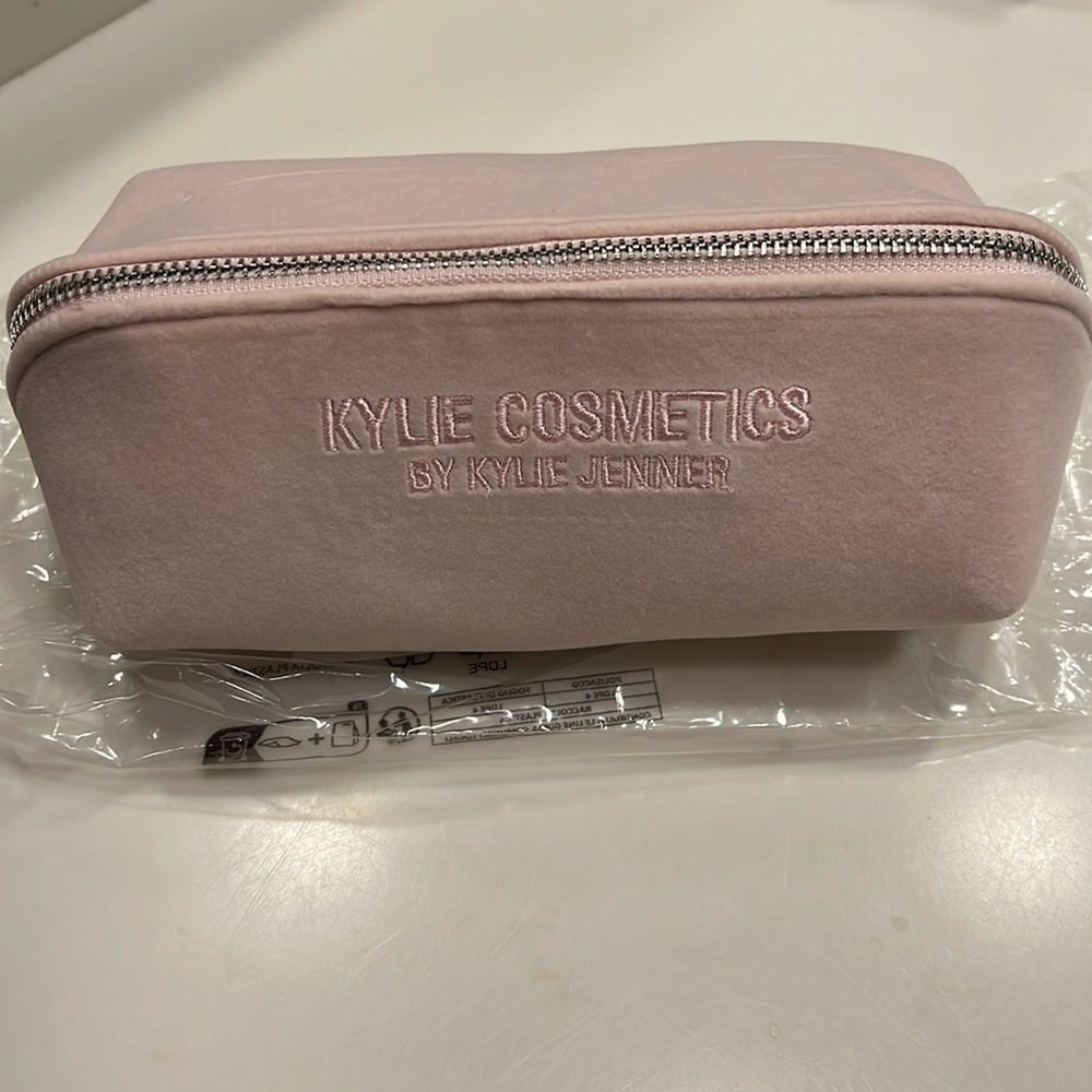 Kylie Cosmetics Pink Make Up Bag Travel NEW